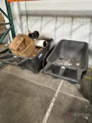 Lot (2) Rubbermaid Push Carts