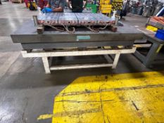 Standridge Granite Work Surface on Metal Base