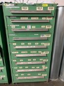 Vidmar 9-Drawer Storage Cabinet w/ Contents