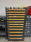 Vidmar 12-Drawer Storage Cabinet w/ Contents