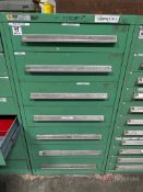 Vidmar 7-Drawer Storage Cabinet w/ Contents