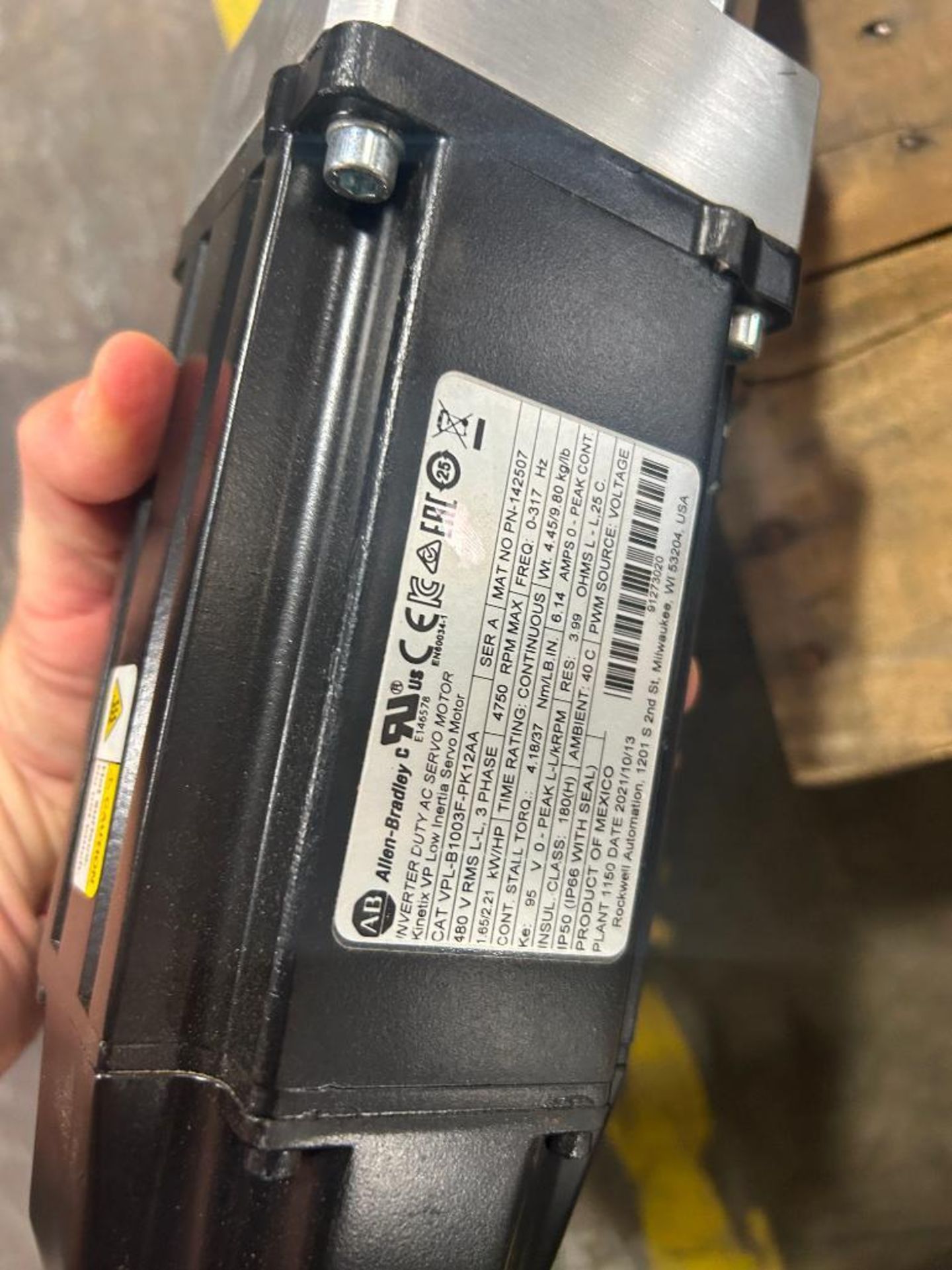 Lot consisting of (43) Allen Bradley Servo Motors on Pallet - Image 5 of 5