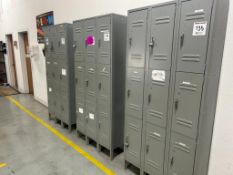 Lot (3) Section of Lockers; total of (27) Lockers