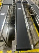 Lot (2) Vevor Variable Speed Flat Belt Conveyors