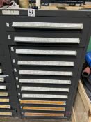 Vidmar 11-Drawer Storage Cabinet w/ Contents