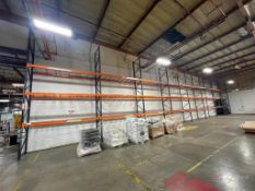 Lot consisting of (7) Sections of Pallet Racking w/ Decking