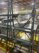 Lot (2) Metal Storage Racks