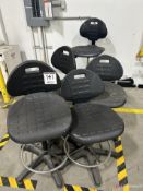Lot (5) Industrial Stools