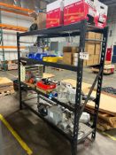 Industrial Storage Rack w/ Decking; Includes Contents