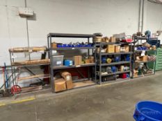Lot consisting of (4) Industrial Storage Racks w/ Contents