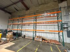 Lot consisting of (3) Sections of Pallet Racking w/ Decking
