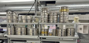 Lot of misc sized Fisherbrand test Sieves