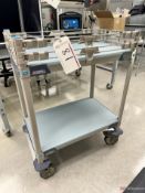Metro Max I Antimicrobial utility cart on casters
