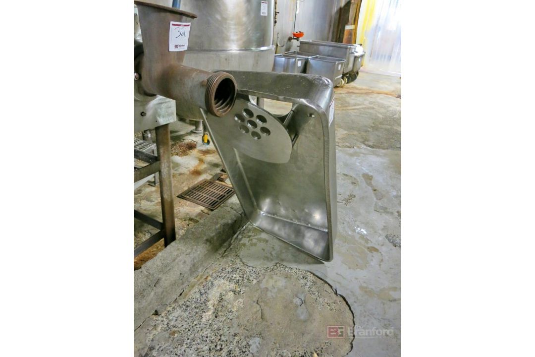 Hobart Model 4152 Meat Grinder, w/ Stainless Steel Hopper Catch Tray - Image 2 of 4