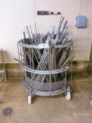 Large Lot of Approx. (150) Stainless Steel Smoke Sticks