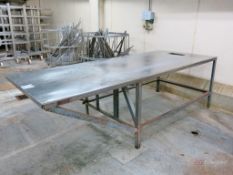 (3) Approx. 8' Stainless Steel Top Tables