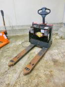 Raymond Model 8210 4500-Lb Cap. Electric Walk Behind Pallet Jack