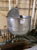 Lee Metal Products Model U69 Stainless Steel Steam Jacketed Kettle 35 PSIG