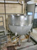Stainless Steel Steam Jacketed Kettle, Approx. 200-Gallon
