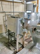 Hobart Model 4152 Meat Grinder, w/ Stainless Steel Hopper Catch Tray