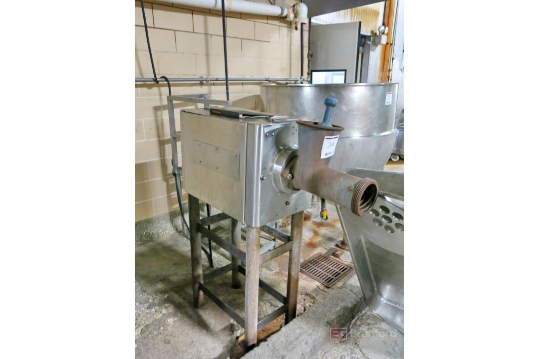 Hobart Model 4152 Meat Grinder, w/ Stainless Steel Hopper Catch Tray - Image 1 of 4