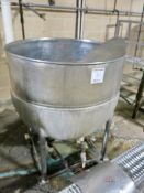 Stainless Steel Steam Jacketed Kettle 35 PSIG, 100-Gallon