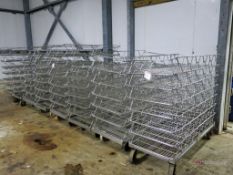 (8) Heavy Duty Stainless Steel Single Tray Stackable Drying Racks