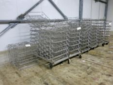 (6) Stainless Steel Dual Tray Stackable Drying Racks
