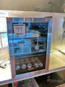 Edgestar Glass Front Stainless Steel Frame Mini Refrigerator