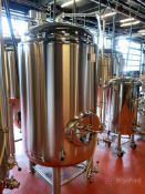 Stout 10-Bbl Jacketed Brite Beer Tank, Model BB10BBL-JKT, 304-SS 3-MM Thick Tank Material, 2-MM