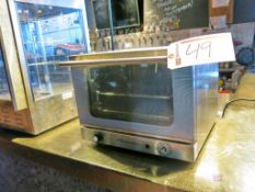 Wisco Model 620 Mini Convection Oven, S/N J019080