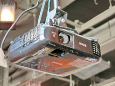 Epson Model 3LCD Vuxga Digital Overhead Projector w/ Homegear Electric Pulldown Viewing Screen