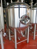 Stout 10-Bbl Jacketed Conical Fermenter Tank, Model CF10BBL-JKT-102, 304-SS 3-MM Thick Tank
