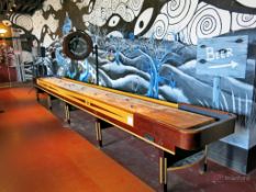 Playcraft Full Sized Shuffleboard Game w/ Playcraft Digital Score Keeper