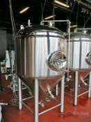Stout 10-Bbl Jacketed Conical Fermenter Tank, Model CF10BBL-JKT-102, 304-SS 3-MM Thick Tank