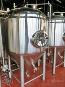 Stout 10-Bbl Jacketed Conical Fermenter Tank, Model CF10BBL-JKT-102, 304-SS 3-MM Thick Tank