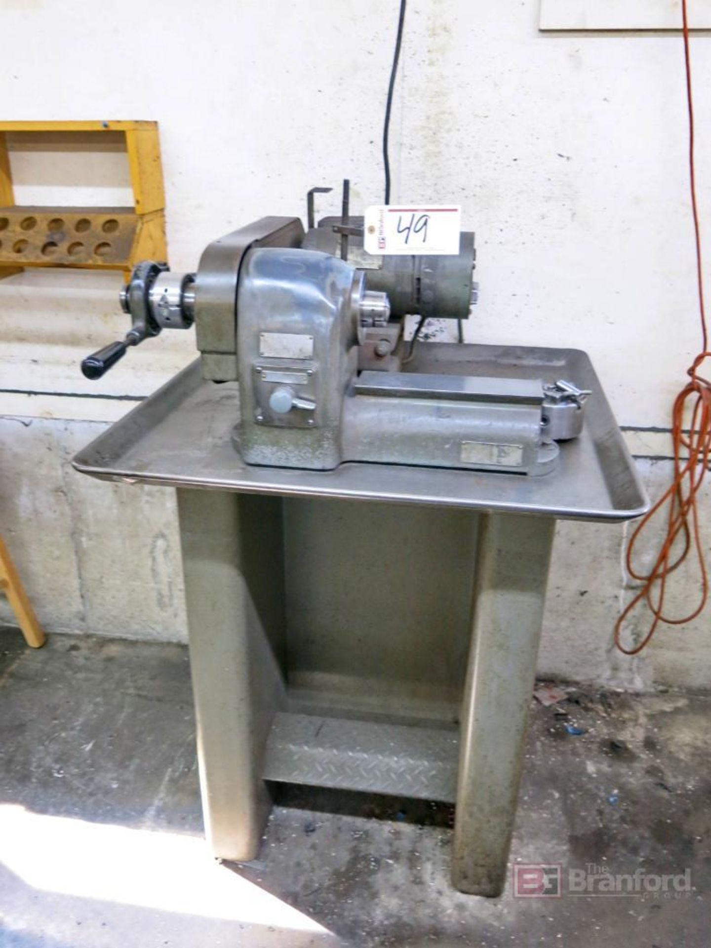 Hardinge Speed Lathe w/ Bullnose Chuck, 5" 3-Jaw Chuck - Image 4 of 4