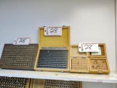 (4) Sets of Pin Gauges