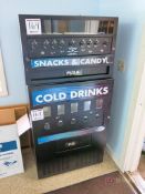 Lot of Empire State Vending Corp. Snack Candy & Cold Drink Vending Machine
