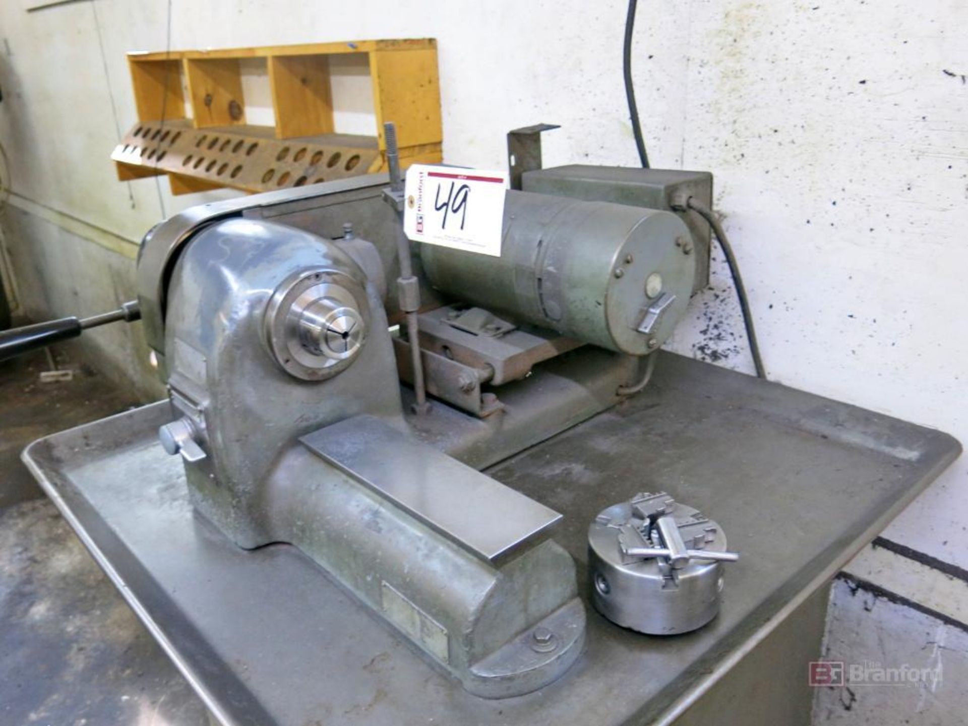 Hardinge Speed Lathe w/ Bullnose Chuck, 5" 3-Jaw Chuck - Image 3 of 4