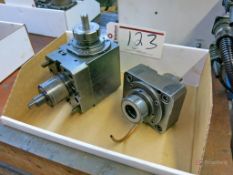 Mori Seiki Right Angle Live Toolholder, Straight Bar Live Toolholder