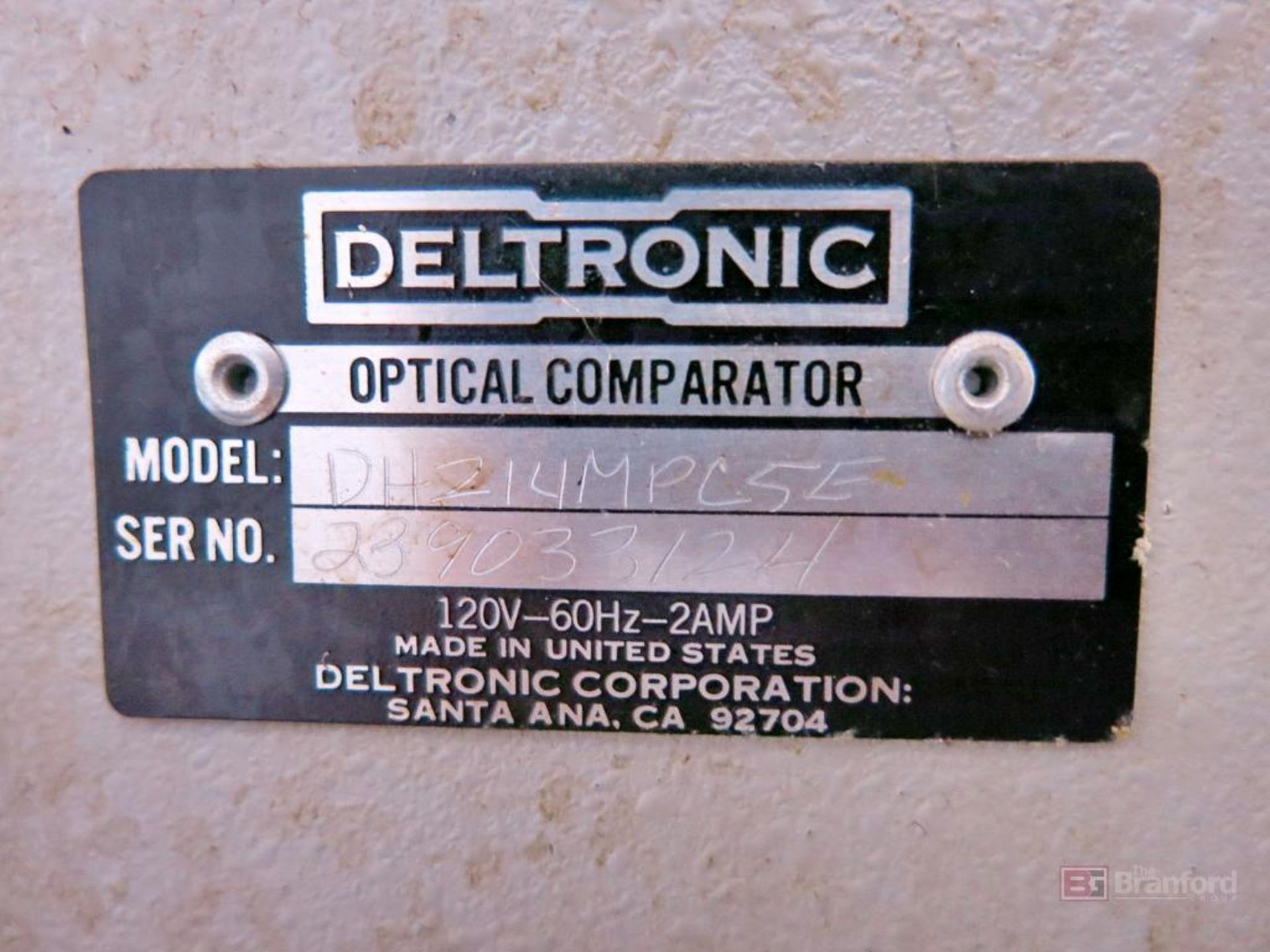 Deltronic Model DH 214 15-1/2" Optical Comparator - Image 4 of 4