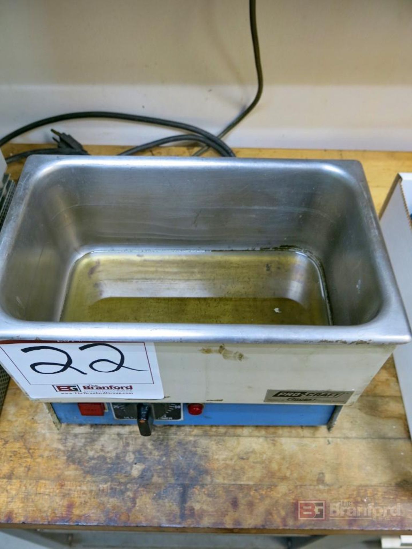Procraft 9-1/2" x 5" Ultrasonic Cleaner - Image 2 of 3