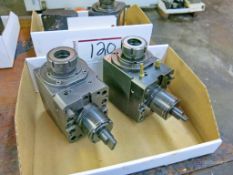 (2) Mori Seiki Right Angle Live Toolholders