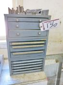 (3) Huot Drill Bit Storage Cabinets w/ Assoc. Drills