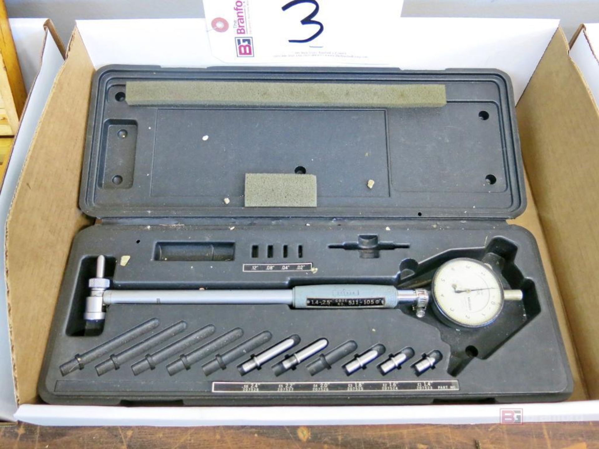 Mitutoyo Model 511-105 1.4" to 2.5" Dial Bore Gauge