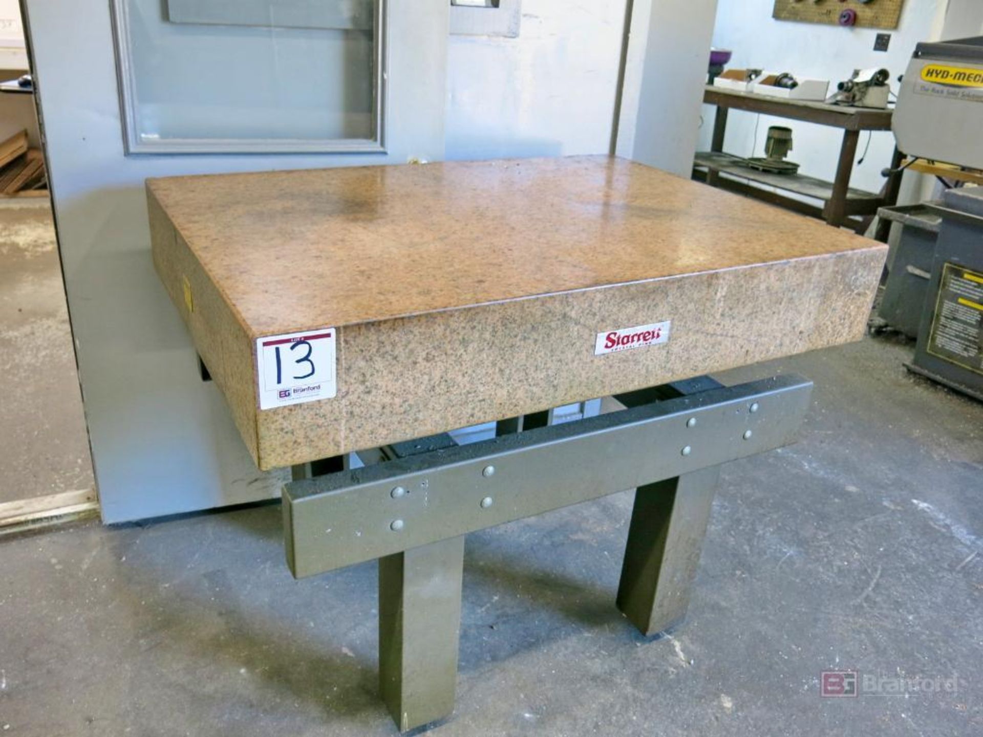 Starrett 48" x 36" x 8" Pink Granite Grade A Surface Plate - Image 2 of 2