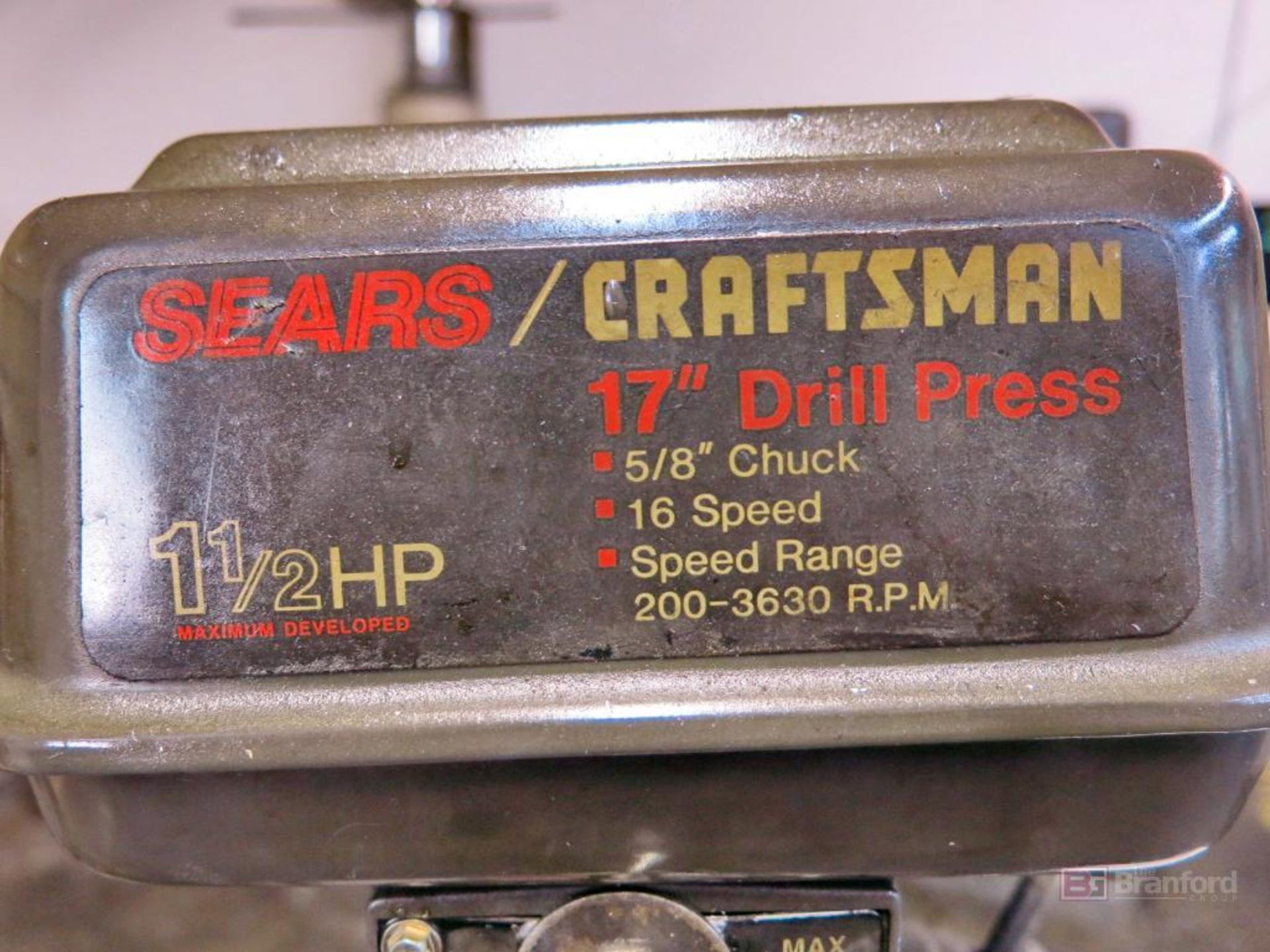 Craftsman 17" Pedestal Drill Press - Image 3 of 3
