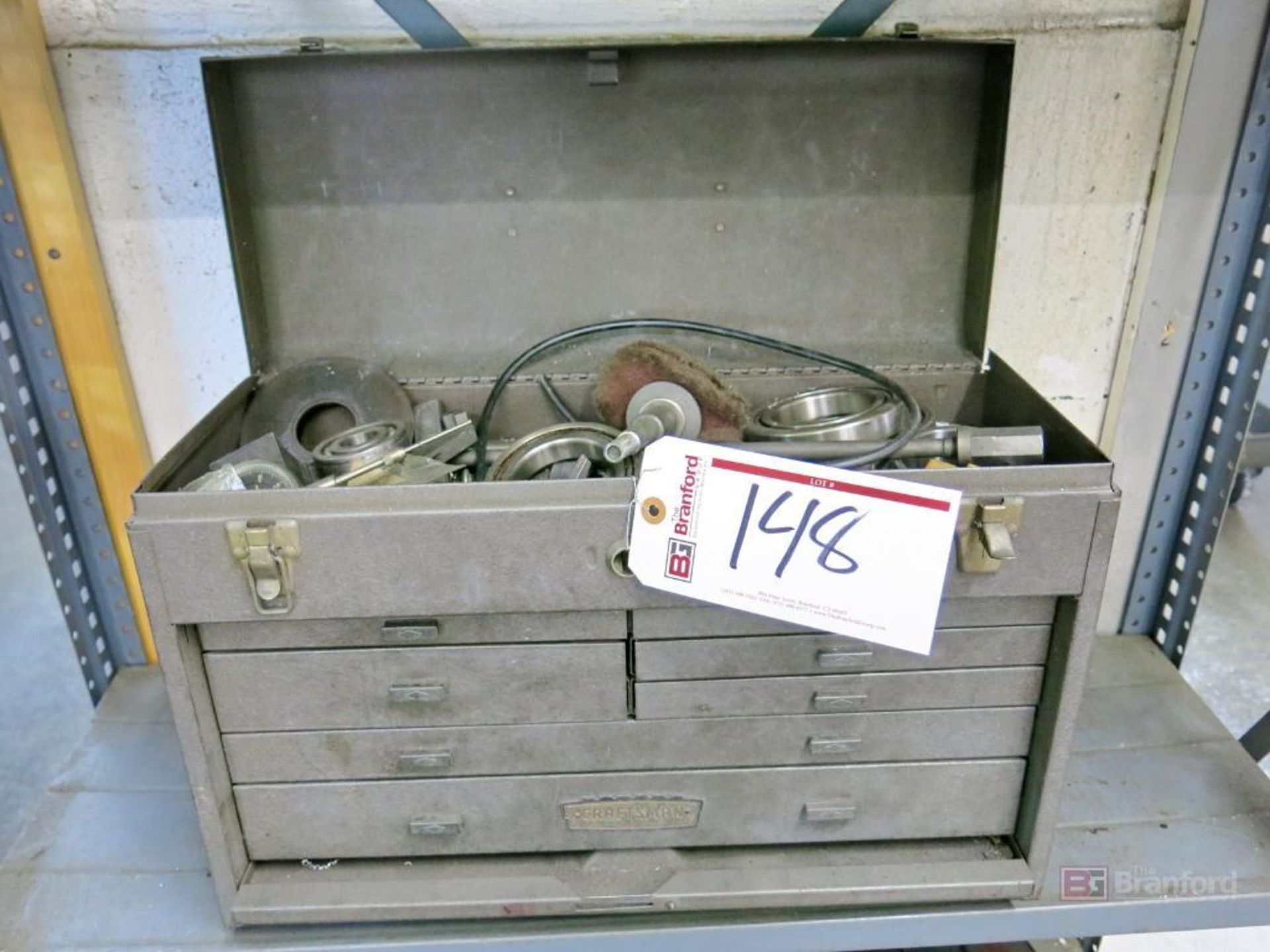 (2) Craftsman Toolboxes, (5) Machine Toolboxes - Image 2 of 4