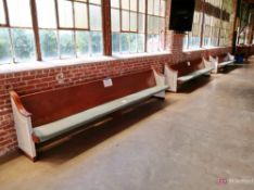 (3) Antique Church Pews